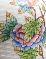 Herend Viktória mintás gyógynövény tároló fedeles edény. Jelzett, háncsnyomott felülettel, kézzel fe...