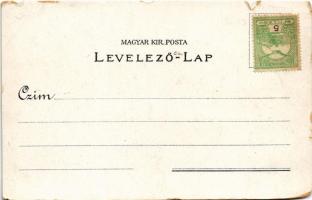 Pozsony, Pressburg, Bratislava; Palugyay "Au-Café" / Palugyay Ligeti Kávéház / café. Lith....