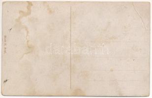 Arad. Postás leporellolap 10 kis képpel, Bloch H. kiadása / Postman leporellocard with 10 mini pictu...