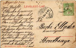 1909 Zalatna, Zlatna; Lukács Béla miniszter kastélya. Lobstein Lázár kiadása / castle (EB)