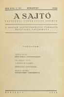 Vértes István: Az elfelejtett Deák Ferenc. Bp., 1943, "A Sajtó" (Csizmazia Kálmány-ny.), 5...