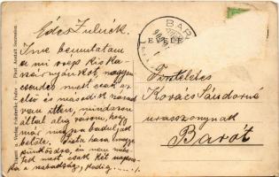 1909 Nagyszeben, Hermannstadt, Sibiu; Kempelkaserne / Kempel laktanya. Friederike Fodor kiadása / mi...