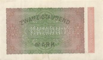 Német Birodalom / Weimari Köztársaság 1923. 20.000M "Wellen" vízjellel T:I