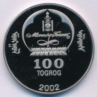 Mongólia 2002. 100T Cu-Ni "Atlantai Olimpiai Játékok 1996" T:PP Mongolia 2002. 100 Togrog ...