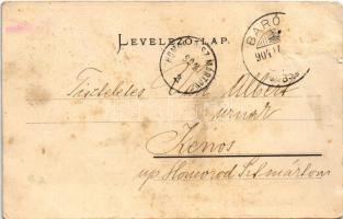 1904 Barót, Baraolt; Római katolikus népiskola. Incze Gyula kiadása / school (Rb)