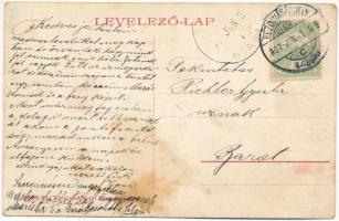 1907 Kézdivásárhely, Targu Secuiesc; Molnár Józsiás országgyűlési képviselő mauzóleuma / mausoleum o...