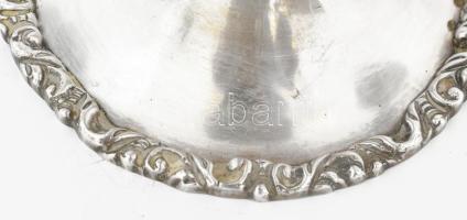 2 db ezüst (Ag) gyertyatartó pár. Sterling ezüst, jelzett össz 1170 g 20x25 cm