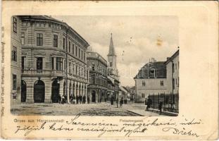 1905 Nagyszeben, Hermannstadt, Sibiu; Fleischergasse / Mészáros utca. Kiadja Karl Graef No. 105. / street (fa)