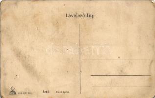 Arad, Lloyd épület este, Pannónia szálloda, Purjes üzlete / palace at night, hotel, shops (EK)