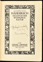 Alexander Koch's Neuzeitlicher Wohnungskultur kötete: Speisezimmer. und Küchen. Berlin, 1921. k...
