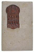 Osztrák-Magyar Monarchia ~1917-1918 . "In memoriam 1914-1917" bronz plakett (65x37mm) kő talapzaton (133x84mm) T:XF,VF a talapzat több helyen sérült Austro-Hungarian Monarchy ~1917-1918. "In memoriam 1914-1917" bronze plaque (65x37mm) attached to a stone base (133x84mm) C:XF,VF the base damaged on several places