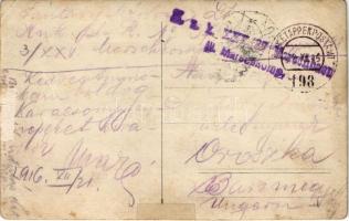 1916 K.u.k. XXV/37. Marschbaon III. Marschkomp. / Cs. és kir. katonák csoportképe / WWI Austro-HUnga...