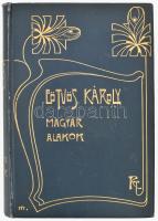 Eötvös Károly: Magyar alakok. Eötvös Károly Munkái V. Bp., 1901, Révai, 2 sztl. lev.+ 316 p. Kiadói aranyozott, szecessziós egészvászon-kötés, Gottermayer-kötés, festett lapélekkel, jó állapotban, a borítón minimális kopással.