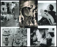 Angelo Funk Pál (1894-1974) budapesti fényképész és fotóművész eltérő időben készült felvételei, 5 d...