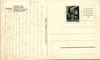 Szeged, Paprika piac, Központi tejcsarnok. Traub B. és Társa kiadása