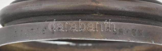 Züllich Rudolf (1813-1890): Vörösmarty, 1856. Bronz. jelzett. ho.: Züllich R. műve 1856. m: 29 cm