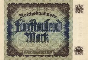 Német Birodalom / Weimari Köztársaság 1922. 5000M (2x) "Hakensterne" vízjellel, egymás utá...