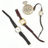 4 darab karóra, zsebóra, nem működnek.