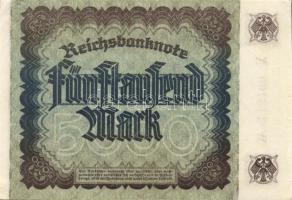 Német Birodalom / Weimari Köztársaság 1922. 5000M (4x) "Dornen" vízjellel T:I,I-