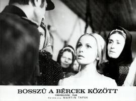 cca 1974 ,,Bosszú a bércek között" című csehszlovák film jelenetei és szereplői, 9 db vintage p...