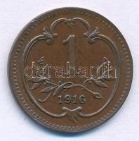 Ausztria 1916. 1h bronz T:AU kis ph Austria 1916. 1 Heller bronze C:AU small edge error Krause KM#2823