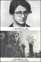 cca 1985 előtti ,,A botcsinálta hős" című bolgár film jelenetei és szereplői, 6 db produkciós f...