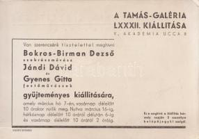 Újabb római magyar művészek kiállítása a Nemzeti Szalonban. 1936. április 4-19.
(Budapest), 1936. (...