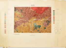 Abrudbánya környékének földtani térképe 25. Zóna XXVI. Rovat, Geológiai térkép. Rjz. Gabrovitz Camillo; Litográfia. Méretarány, M. 1:75 000. Megjelent Magyarázatok a Magyar Korona országainak részletes geológiai térképéhez.Bp., 1905. 68x90 cm