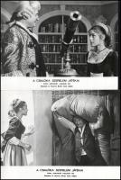 cca 1971 ,,A csalóka szerelem játékai" című csehszlovák film jelenetei és szereplői, 18 db vint...