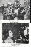 cca 1971 ,,A csalóka szerelem játékai" című csehszlovák film jelenetei és szereplői, 18 db vint...