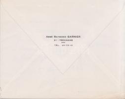 Raymond Garnier francia abbé, az 1970-es évek trouhans-i migránsproblémája feldolgozójának saját kez...