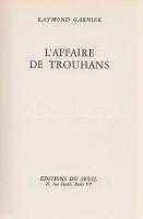 Raymond Garnier francia abbé, az 1970-es évek trouhans-i migránsproblémája feldolgozójának saját kez...