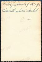 1943 Székelyudvarhely, Kossuth utcai részlet, hátoldalán feliratozott és datált, jelzés nélküli fotó...