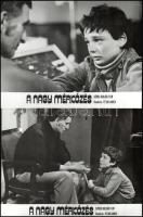 cca 1989 előtti ,,A nagy mérkőzés" című bolgár film jelenetei és szereplői, 11 db vintage produ...