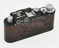 Leica III. Waffen SS. fényképezőgép Zorkij replika. Jó állapotban, bőr tokkal