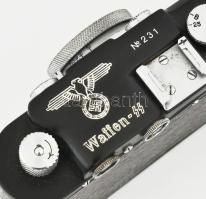 Leica III. Waffen SS. fényképezőgép Zorkij replika. Jó állapotban, bőr tokkal