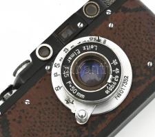 Leica III. Waffen SS. fényképezőgép Zorkij replika. Jó állapotban, bőr tokkal