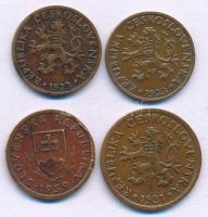 Csehszlovákia 1923. 5h (2x) + 1931. 10h + 1939. 10h T:XF,VF ph
Czechoslovakia 1923. 5 Haleru (2x) +...