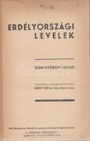 Szentgyörgyi László:
Erdélyországi levelek. [Regény.]
Budapest, 1937. Madách nyomda és könyvkiadóv...