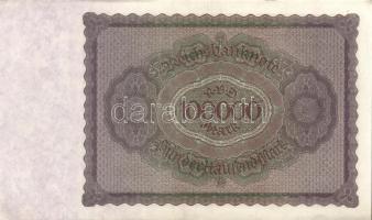 Német Birodalom / Weimari Köztársaság 1923. 100.000M (2x) birodalmi nyomat kis ugrású sorszámokkal T...