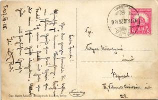 1927 Tolna, Római katolikus templom, üzlet. Özv. Bauer Ádámné kiadása (EK)