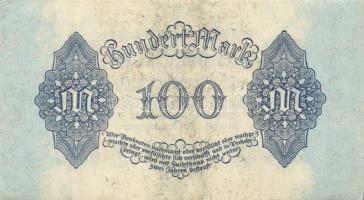 Német Birodalom / Weimari Köztársaság 1922. 100M (2x) egymás utáni sorszámokkal T:I