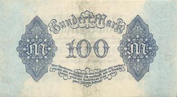 Német Birodalom / Weimari Köztársaság 1922. 100M (2x) egymás utáni sorszámokkal T:I