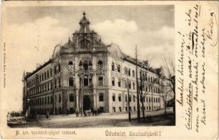 1904 Szabadka, Subotica; M. kir. tanítóképző intézet. Kiadja Wilheim Samu / teachers' training institute (EK)