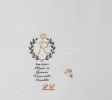 Reichenbach porcelán szendvicses tálca. Jelzett, hibátlan, 38x15 cm