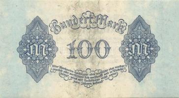 Német Birodalom / Weimari Köztársaság 1922. 100M (2x) egymás utáni sorszámokkal T:I-