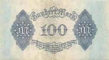 Német Birodalom / Weimari Köztársaság 1922. 100M (2x) egymás utáni sorszámokkal T:I-