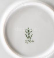 Wallendorf modernista városképes kínálótál. Jelzett, hibátlan, d: 32 cm