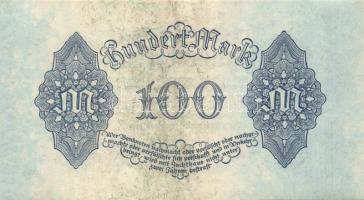 Német Birodalom / Weimari Köztársaság 1922. 100M (2x) egymás utáni sorszámokkal T:I-