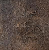 Jelzés nélkül, Ivan Konsztantyinovics Ajvazovszkij után: A kilencedik hullám. Olaj, vászon. Kisebb s...